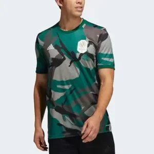 Adidas Nashville SC Camo Green Pre-Match MLS Soccer NWT Jersey Size Small
