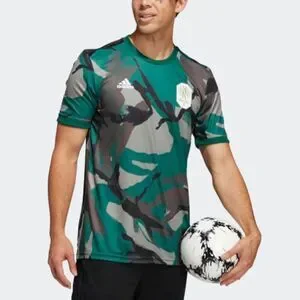 Adidas Nashville SC Camo Green Pre-Match MLS Soccer NWT Jersey Size Small