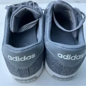 Adidas Neo Cloudfoam Daily Shoes Men's Size 8.5 Gray Sneakers Lace Up Low Top