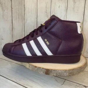 Adidas Pro Model Shoes Boys Sz 5.5 Basketball AC8108 Red Night Sneakers