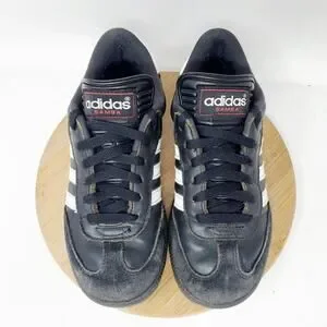 Adidas Samba OG Shoes Kids 3.5 Classic Black Gum Soccer Low Turf Indoor Sneaker