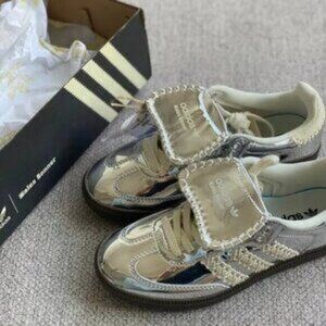 Adidas Samba X Wales Bonner Silver Metallic