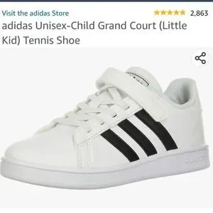 ADIDAS Unisex kids  size 12K