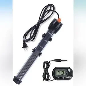 Adjustable 200W Aquarium Heater With LED Digital Display Thermostat 20-40Gallons