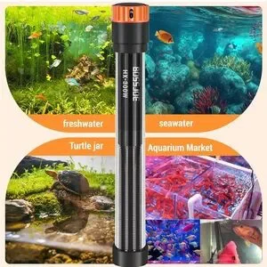 Adjustable 200W Aquarium Heater with LED Digital Display Thermostat 20-40Gallons