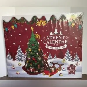 Advent Calendar Building Blocks Christmas Tree - 1011 Pieces - New & Sealed 2024