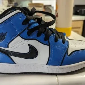 Af1 Retro Jordan 1 Rare Deadstock Nike Black Blue White