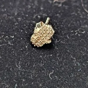 Affinity NIB 14k White Gold .10 Cwt Diamond Hamsa Hand Single Earring