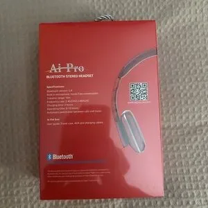 Ai Pro Red Bluetooth Stereo Headset