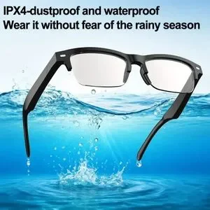 AI Translation Glasses - Black
