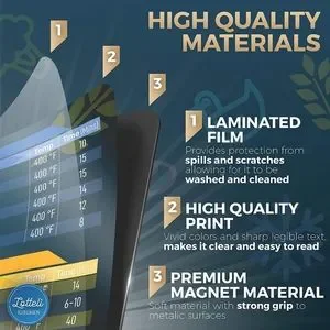Air Fryer Cooking Charts Magnetic
