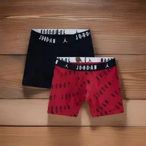 Air Jordan Boxer Brief Mens Jumpman Flight Cotton Stretch 2 Pack Size Small