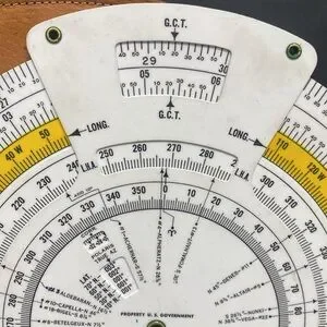 Air Navigation Plotter Type X-1 Circular Flight Computer For Aviation Courses