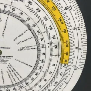 Air Navigation Plotter Type X-1 Circular Flight Computer For Aviation Courses