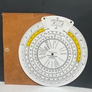 Air Navigation Plotter Type X-1 Circular Flight Computer for Aviation Courses