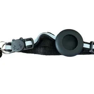 Airtag Cat Collar New Breakaway Buckle Reflective Collar with Air Tag Holder