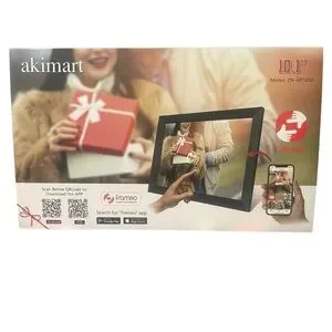Akimart Frameo 10.1" Photo Frame Smart Wifi Digital Touchscreen ZN-DP1002 Black