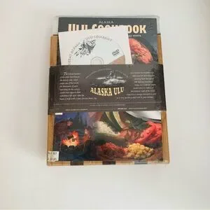 Alaskan Ulu Knife & Chopping Bowl Set Instructional DVD & Cookbook - New Sealed