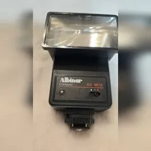 Albinar 80 MDZ Computer Universal Shoe Mount Camera Flash Vintage