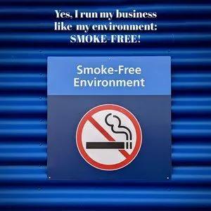 All my merchandise comes from a smoke-free environment