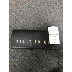 All Tied Up Black Tech Organizer Cords Chargers Cable Storage Pouch Travel Case