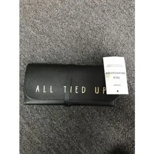 All Tied Up Black Tech Organizer Cords Chargers Cable Storage Pouch Travel Case