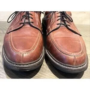Allen Edmonds Men's 10.5 Brown Derby Dress Shoes Leather Wilbert Lace 1951