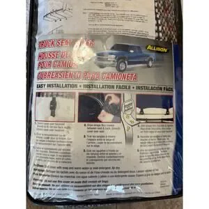Allison Diamond Truck Back Seat Cover Bench NEW