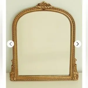 ALTAR’D STATE Gold Tone Ornate Mirror Framed Easel Style 10 X 8 Inches