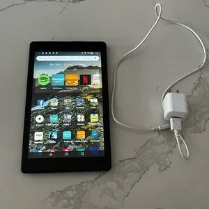 Amazon Fire Tablet with Charger - Black