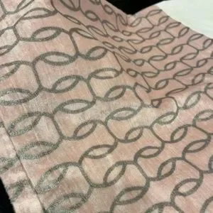 Amelia Velvet Crib Skirt/Blush - Pottery Barn