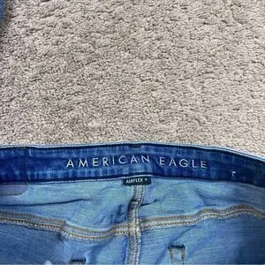 American Eagle Men’s AirFlex+ Slim Straight Denim Blue Jeans Size 32x33
