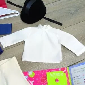 American Girl Today FANCY HORSE RIDING OUTFIT Breeches Boots Jacket Blouse BAG +