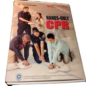 American Heart Association Hands Only CPR Kit Mini Anne Manikin DVD Lung ENG SP