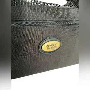 American Tourister Black Soft Case Pet Carrier Travel Bag