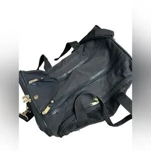 American Tourister Black Soft Case Pet Carrier Travel Bag