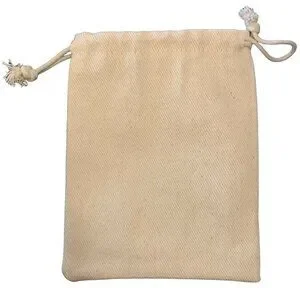 Amor Canvas Bag 5 X 6 Cream Pastels Drawstring Gift Storage Love Amore Cute