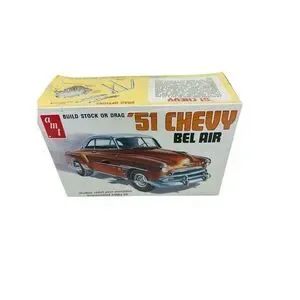 AMT '51 Chevy‎ Bel Air Build Stock or Drag 1:25 Special Features T295 NOS Sealed