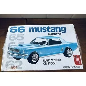 AMT Ford Mustang Hardtop Model Kit#2207 1966 Build Custom Or Stock NOS Sealed
