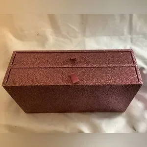 Anastasia Beverly Hills Sparkling Pink Empty Makeup Box 8”x2.5”x4.5”