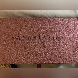 Anastasia Beverly Hills Sparkling Pink Empty Makeup Box 8”x2.5”x4.5”