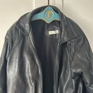 Andrew Marc Addition Geniune Leather Full Zip Jacket - L