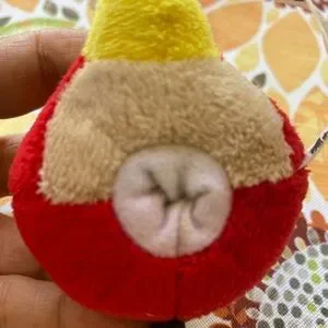 Angry Birds Space Flingers Plush Pencil Topper Finger Puppet 2” Red Bird New