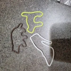 Animal Shaped Silicone Bands Trio