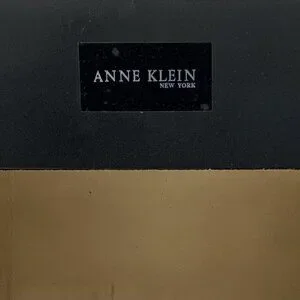 Anne Klein New York Tissue Box Holder Black Brown Acrylic Bathroom Decor