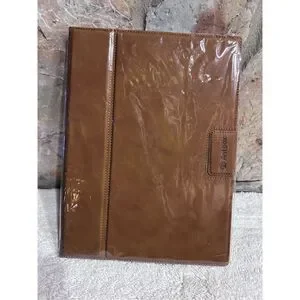 Antbox IPad 10.2 Case Generation 2019 Premium Brown Vegan Leather With Pen Holde