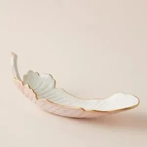 Anthropologie Artemis Bohemian Feather Trinket Dish