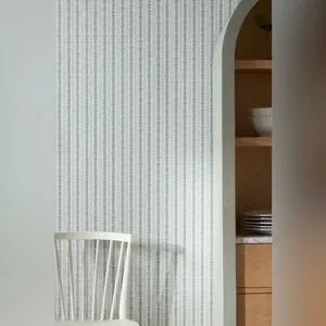 Anthropologie Ellen Merchant Wedgewood Floral Striped Wallpaper NWT