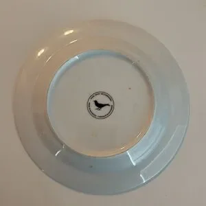 Anthropologie Forbury Salad Plate 8” Turquoise Gold