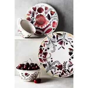 Anthropologie Harvest Foliage Dinner Plate Single Replacement